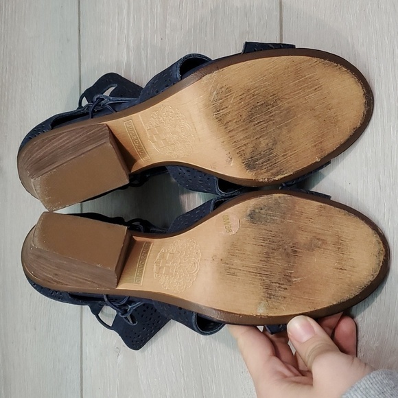 Vince Camuto Women Corbina Ankle Side strap Heels Open Toe Ankle boots 8M - Picture 11 of 14